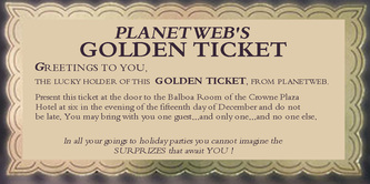 Invite for a holiday party my ex-wife and I made.